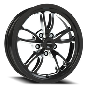 Vision 149 17x4.5 -24 5x120.65mm 83.1mm Gloss Black Milled