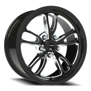 Vision 149 17x8 +25 5x114.3mm 83.1mm Gloss Black Milled