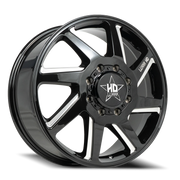 Luxxx HD Dually 14 20x8.25 +115 8x200mm 142mm Gloss Black Milled