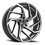 Luxxx Alloys 15 24x10 +20 6x139.7mm 78.1mm Silver Machined Face