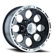 ION Wheels 174 16x10 -38 8x170mm 130.8mm Black Machined Lip