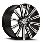 Borghini BW18 18x7.5 +38 5x100mm 73.1mm Black Machined