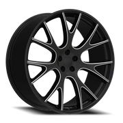 Eclipse Replica 218 20x9 +15 5x115mm 74.1mm Black Milled
