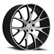 Eclipse Replica 218 22x9.5 +15 5x115mm 74.1mm Black Machined
