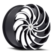 Velocity VW21 22x9.5 +13 5x115mm 74.1mm Black Machined Face