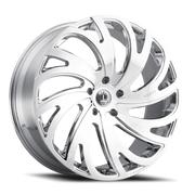 Luxxx Alloys 23 22x9.5 +30 6x139.7mm 93.1mm Chrome