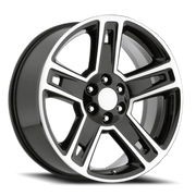 Eclipse Replica 238 26x10 +25 6x139.7mm 78.1mm Black Machined