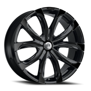 Luxxx Alloys 24 24x9.5 +18 5x115mm 78.1mm Gloss Black