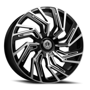 Luxxx Alloys 28 20x8.5 +30 5x110mm 73.1mm Gloss Black Machined Face