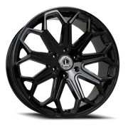 Luxxx Alloys 29 24x10 +30 6x139.7mm 93.1mm Gloss Black