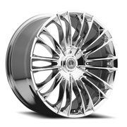Luxxx Alloys 3 24x9.5 +30 6x135mm 87.1mm Chrome