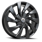 Luxxx Alloys 30 20x8.5 +30 5x114.3mm 73.1mm Satin Black