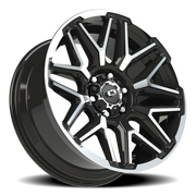 Vision 305 20x9 -12 6x139.7mm 106.2mm Gloss Black Machined Face-Machined Lip