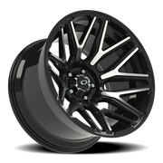 Vision 305 20x12 -51 5x127mm 78.1mm Gloss Black Machined Face