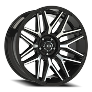 Vision 305 22x10 -19 5x127mm 78.1mm Gloss Black Machined Face