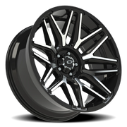 Vision 305 22x10 -19 5x127mm 78.1mm Gloss Black Machined Face