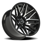 Vision 305 22x12 -51 5x139.7mm 108mm Gloss Black Machined Face