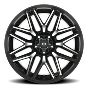 Vision 305 22x12 -51 5x139.7mm 108mm Gloss Black Machined Face