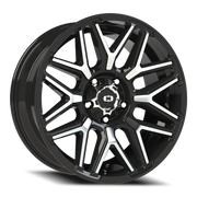 Vision 305 20x9 +12 5x150mm 110mm Gloss Black Machined Face