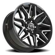 Vision 305 20x9 +12 5x139.7mm 108mm Gloss Black Machined Face