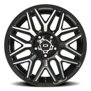 Vision 305 20x9 +12 5x139.7mm 108mm Gloss Black Machined Face