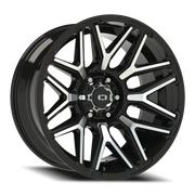 Vision 305 20x10 -25 6x135mm 87.1mm Gloss Black Machined Face