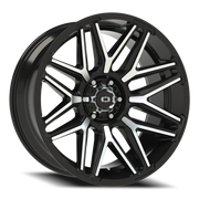 Vision 305 22x10 -19 6x135mm 87.1mm Gloss Black Machined Face