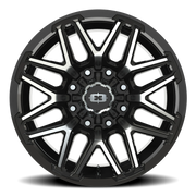Vision 305 20x10 -25 8x165.1mm 125.2mm Gloss Black Machined Face