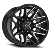 Vision 305 20x12 -51 8x180mm 124.2mm Gloss Black Machined Face