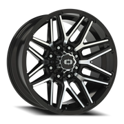 Vision 305 22x10 -19 8x165.1mm 125.2mm Gloss Black Machined Face