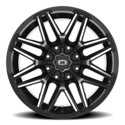 Vision 305 22x12 -51 8x165.1mm 125.2mm Gloss Black Machined Face