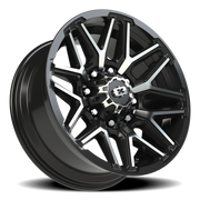 Vision 305 20x9 +12 8x165.1mm 125.2mm Gloss Black Machined Face