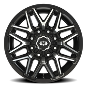 Vision 305 20x9 +12 8x165.1mm 125.2mm Gloss Black Machined Face