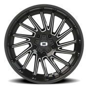 Vision 306 20x10 -25 5x139.7mm 108mm Gloss Black Milled Spokes