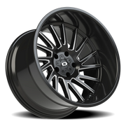 Vision 306 20x12 -51 5x127mm 78.1mm Gloss Black Milled Spokes