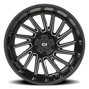 Vision 306 20x12 -51 5x127mm 78.1mm Gloss Black Milled Spokes