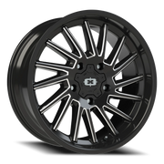 Vision 306 20x9 +12 5x139.7mm 108mm Gloss Black Milled Spokes