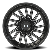 Vision 306 20x10 -25 8x165.1mm 125.2mm Gloss Black Milled Spokes