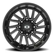 Vision 306 20x12 -51 8x180mm 124.2mm Gloss Black Milled Spokes