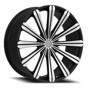 Elure 30 20x8.5 +35 5x112mm 74.1mm Black Machined