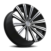 Elure 30 22x8 +38 5x114.3mm 74.1mm Black Machined