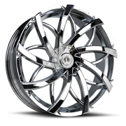 Luxxx Alloys 31 24x9.5 +15 5x115mm 73.1mm Chrome