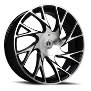 Luxxx Alloys 32 20x8.5 +35 5x112mm 73.1mm Gloss Black Machined