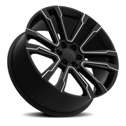 Eclipse Replica 328 22x9 +24 6x139.7mm 78.4mm Black Milled