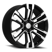 Eclipse Replica 328 22x9 +24 6x139.7mm 78.3mm Black Machined
