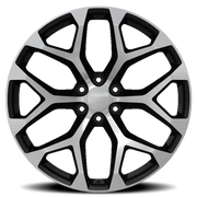 Eclipse Replica 348 20x9 +25 6x139.7mm 78.1mm Gloss Black Machined