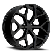Eclipse Replica 348 26x10 +25 6x139.7mm 78.1mm Gloss Full Black