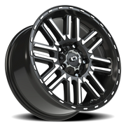 Vision 348 18x8.5 +18 5x139.7mm 108mm Gloss Black Machined Face