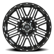 Vision 348 18x8.5 +18 5x139.7mm 108mm Gloss Black Machined Face