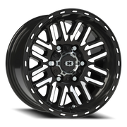 Vision 348 15x7.5 -12 6x139.7mm 110mm Gloss Black Machined Face